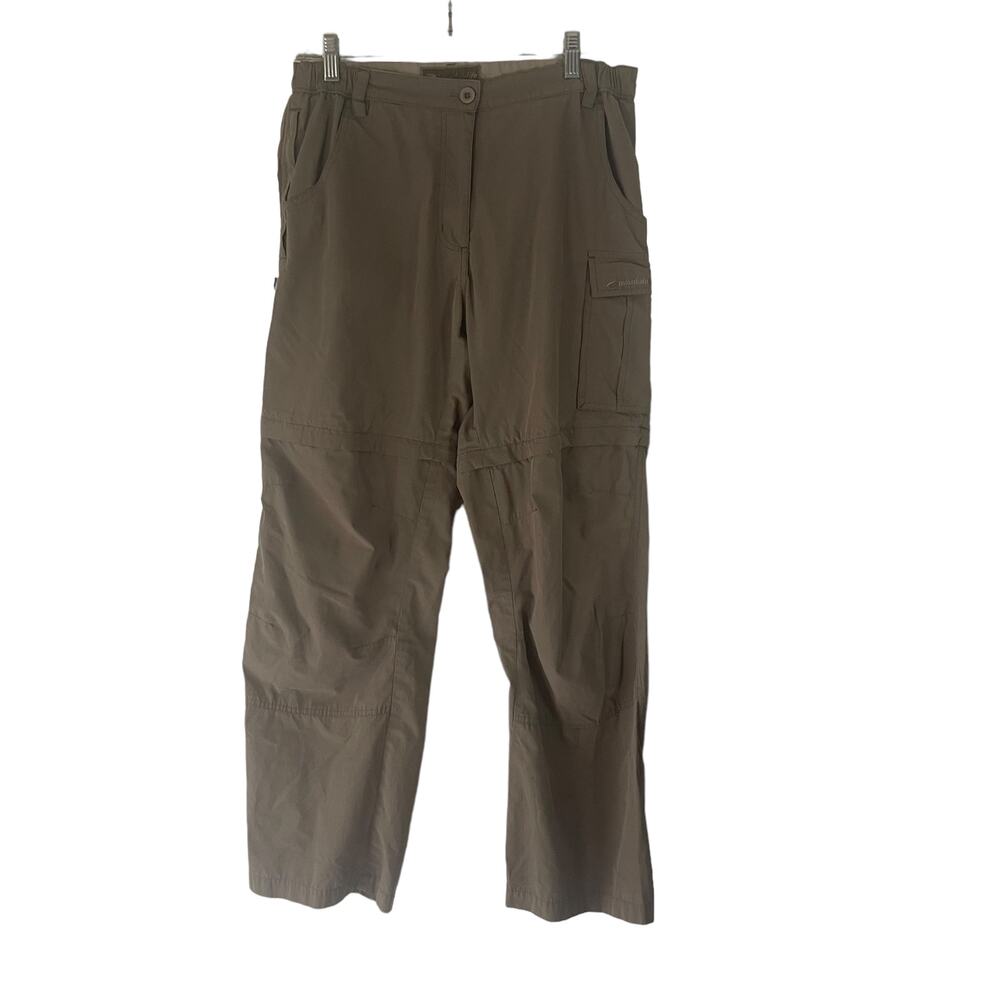 Mountain Life Women's‎ Size 12 Olive Green Outdoor Convertible Shorts Pants